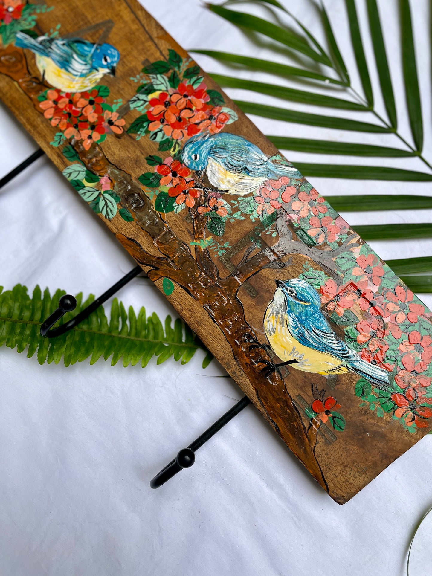 The Birdsong Hanger - Wooden Hooks