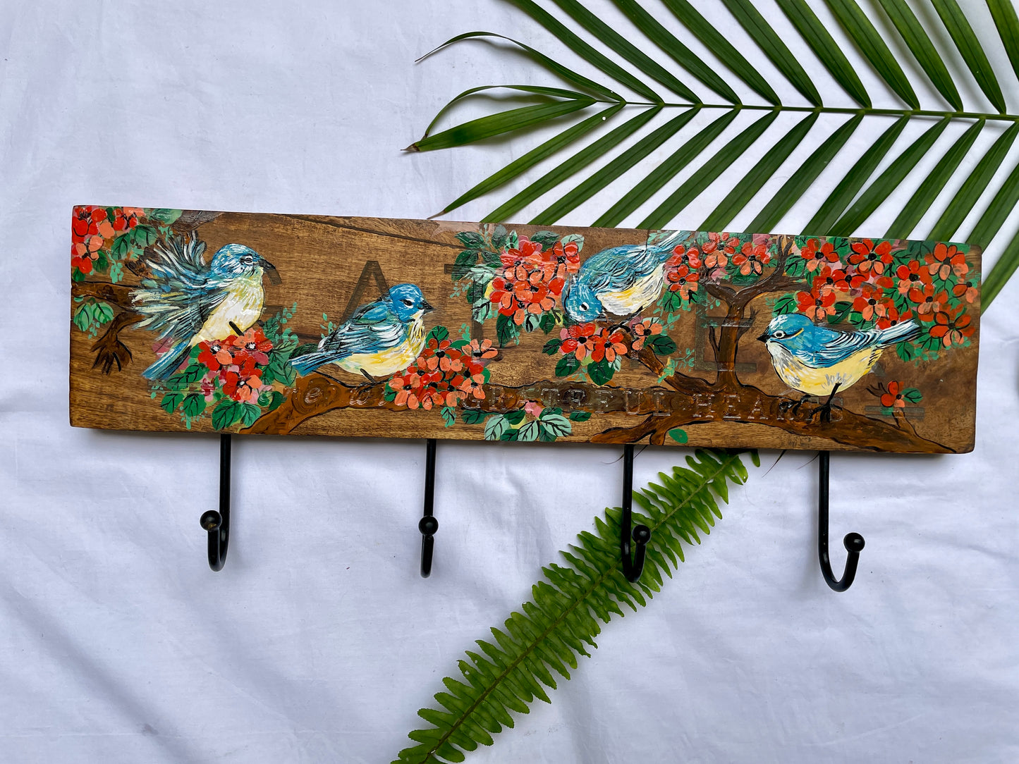 The Birdsong Hanger - Wooden Hooks