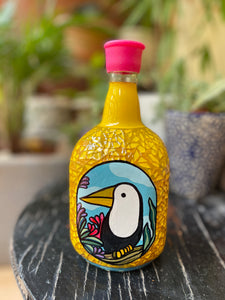 Tropical Paradise Bottle painting workshop