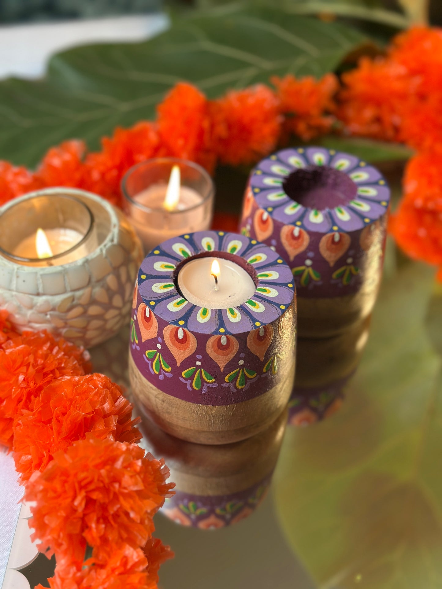 Kusumdeep - Tea Light Holder (Set of 2)
