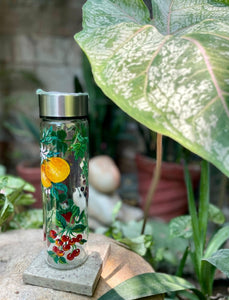 Petals and Peels - Glass Bottle