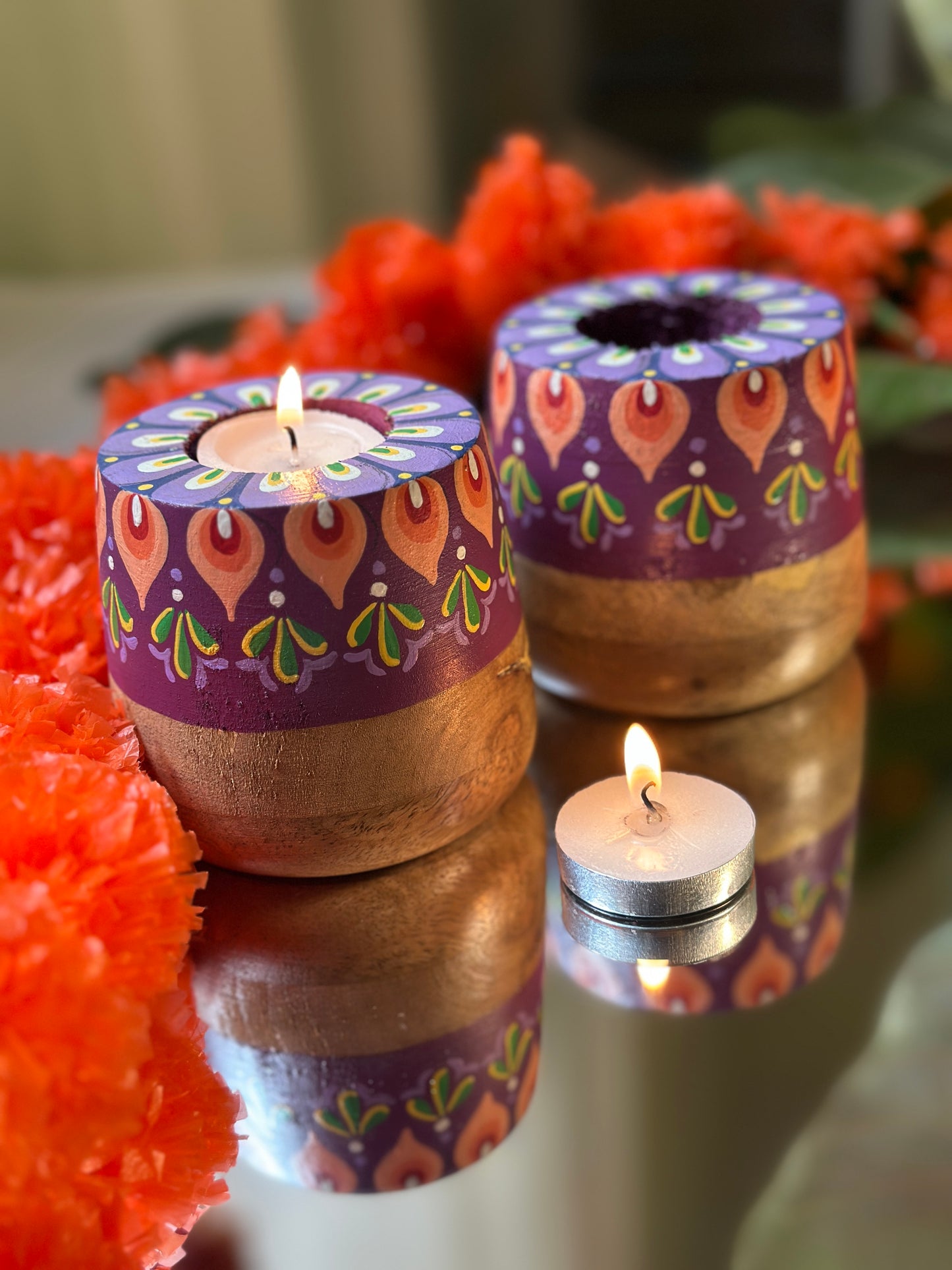 Kusumdeep - Tea Light Holder (Set of 2)