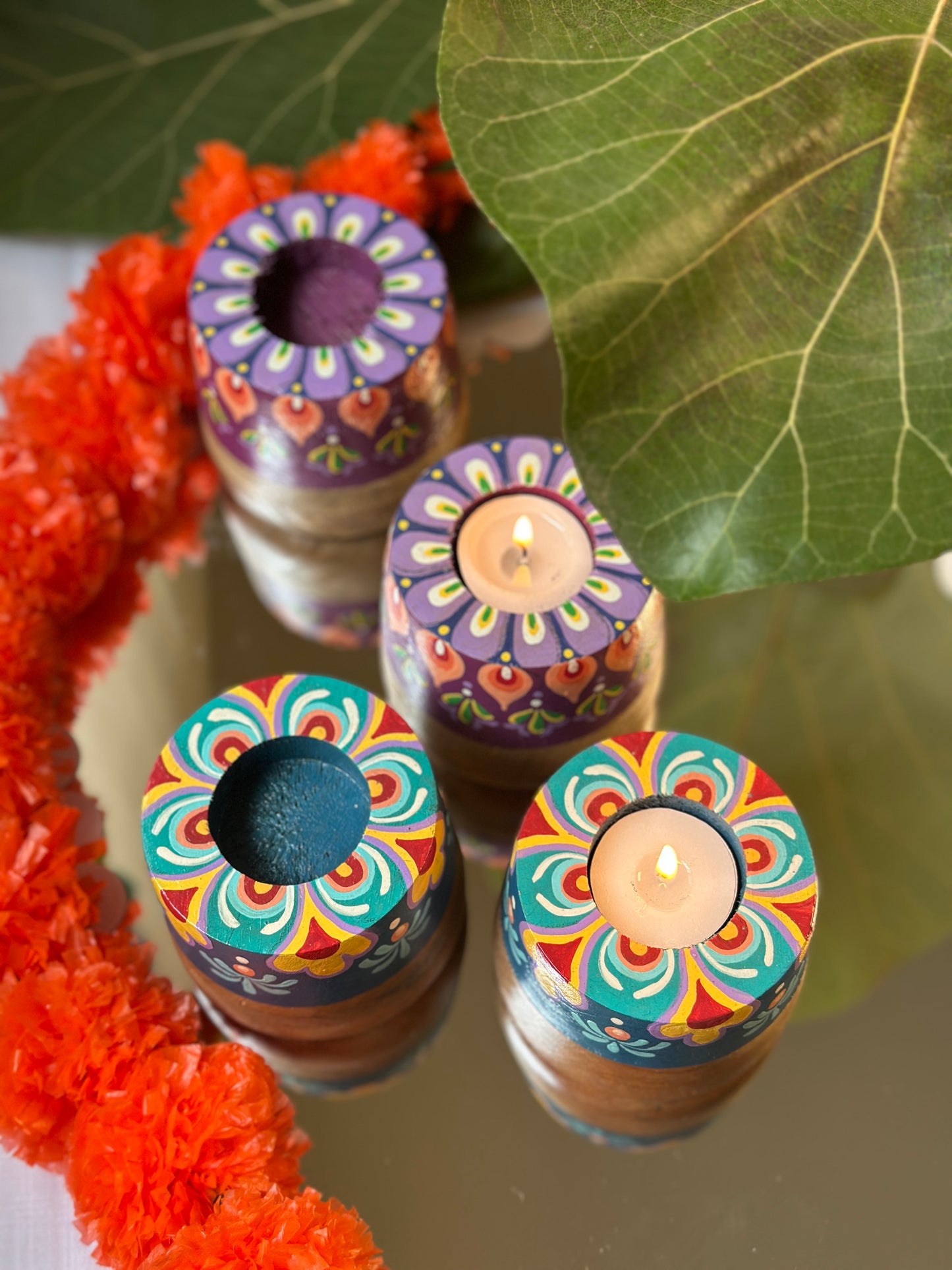 Kusumdeep - Tea Light Holder (Set of 2)