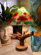 Load image into Gallery viewer, Sunflowers wooden lamp

