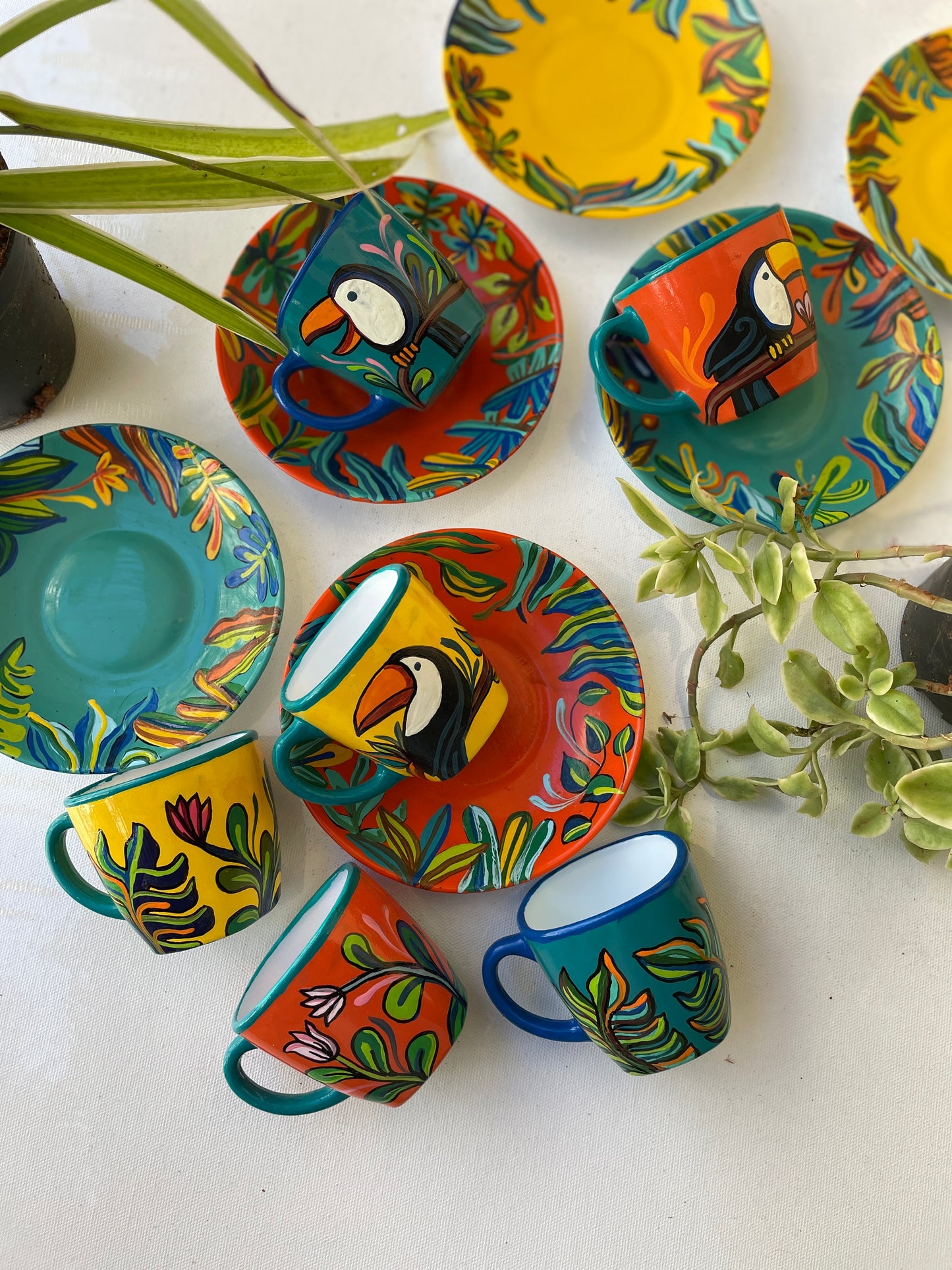 Tropical Forest - Tea Set