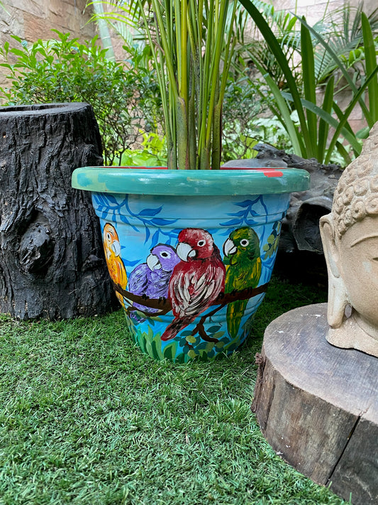 Parakeets - Planter