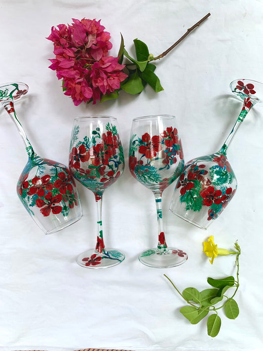 Gulmohar - Wine Glasses