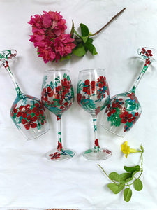 Gulmohar wine glasses
