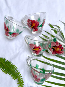 Hibiscus tea cups