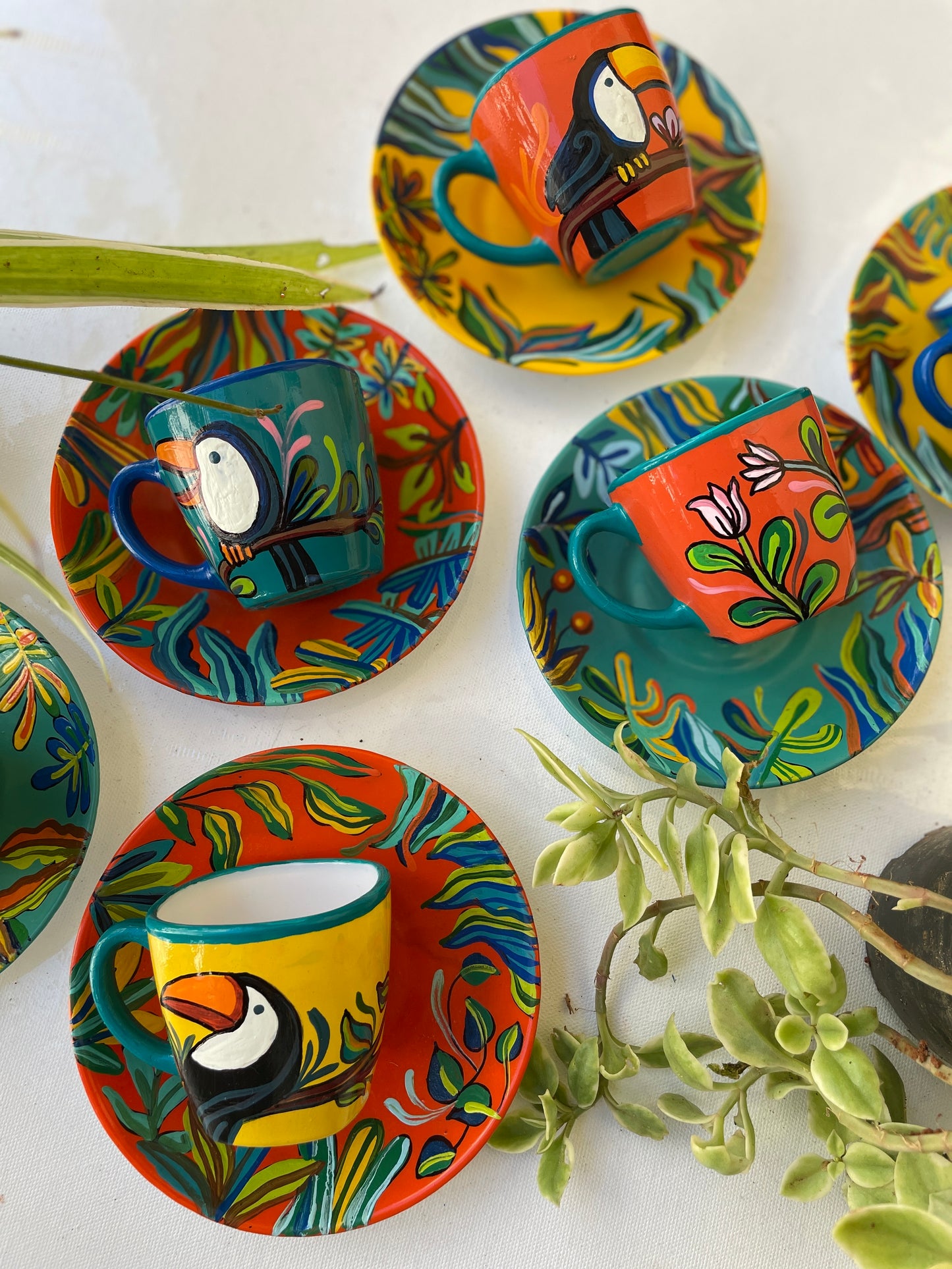 Tropical Forest - Tea Set