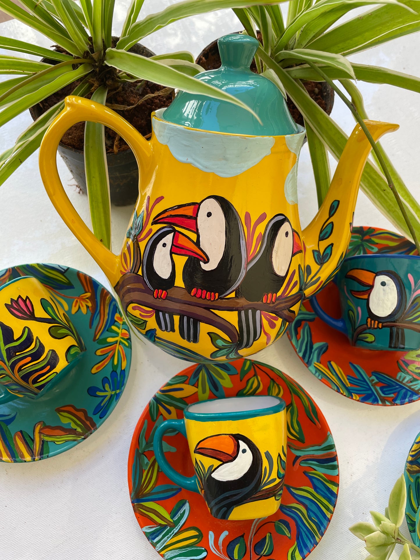 Tropical Forest - Tea Set