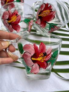 Hibiscus tea cups