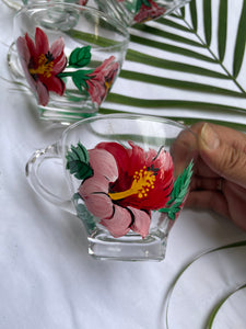 Hibiscus tea cups